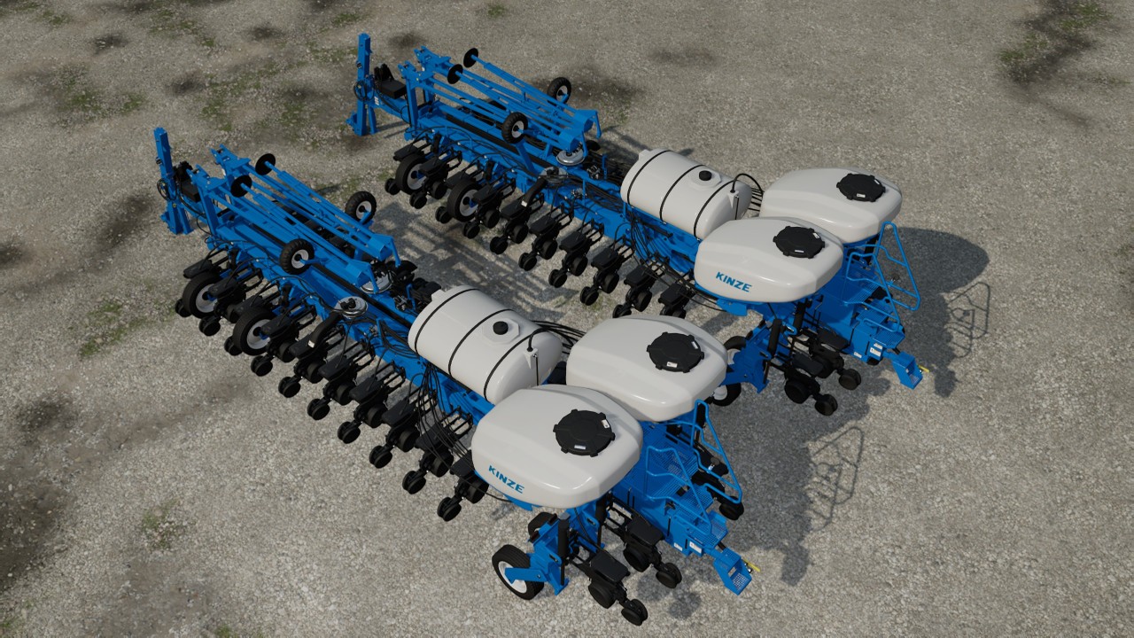 Kinze 4900 e 4905 Blue Drive 24 linhas