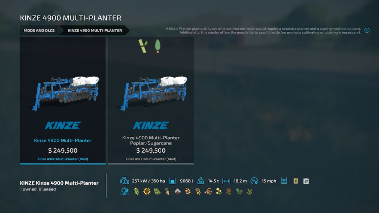 Kinze 4900 Multi-Planter Pack