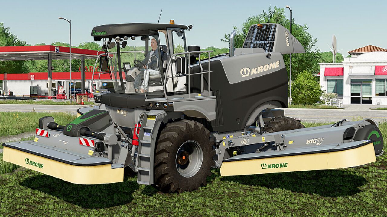 Krone BiG M 450 completamente animato