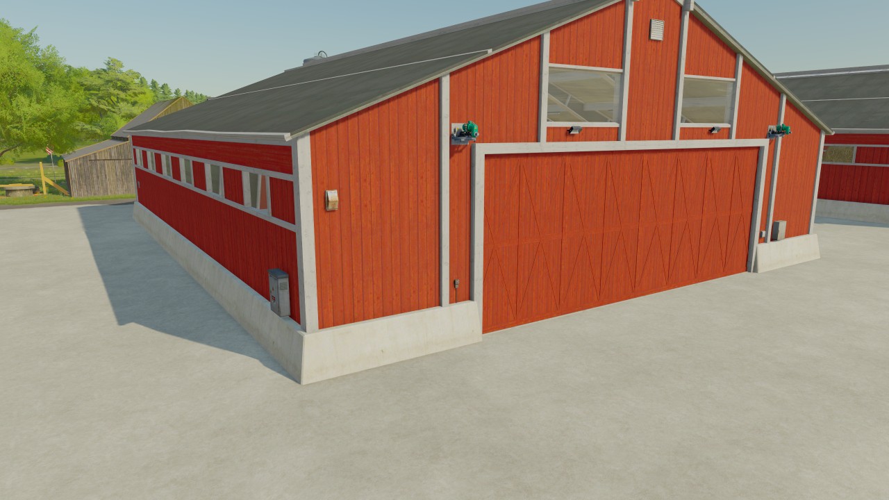 Large placeable American sheds