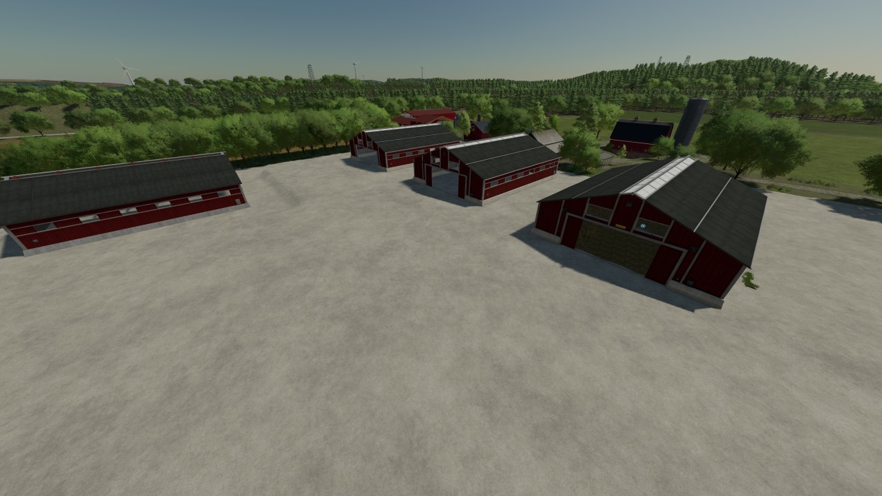 Large placeable American sheds