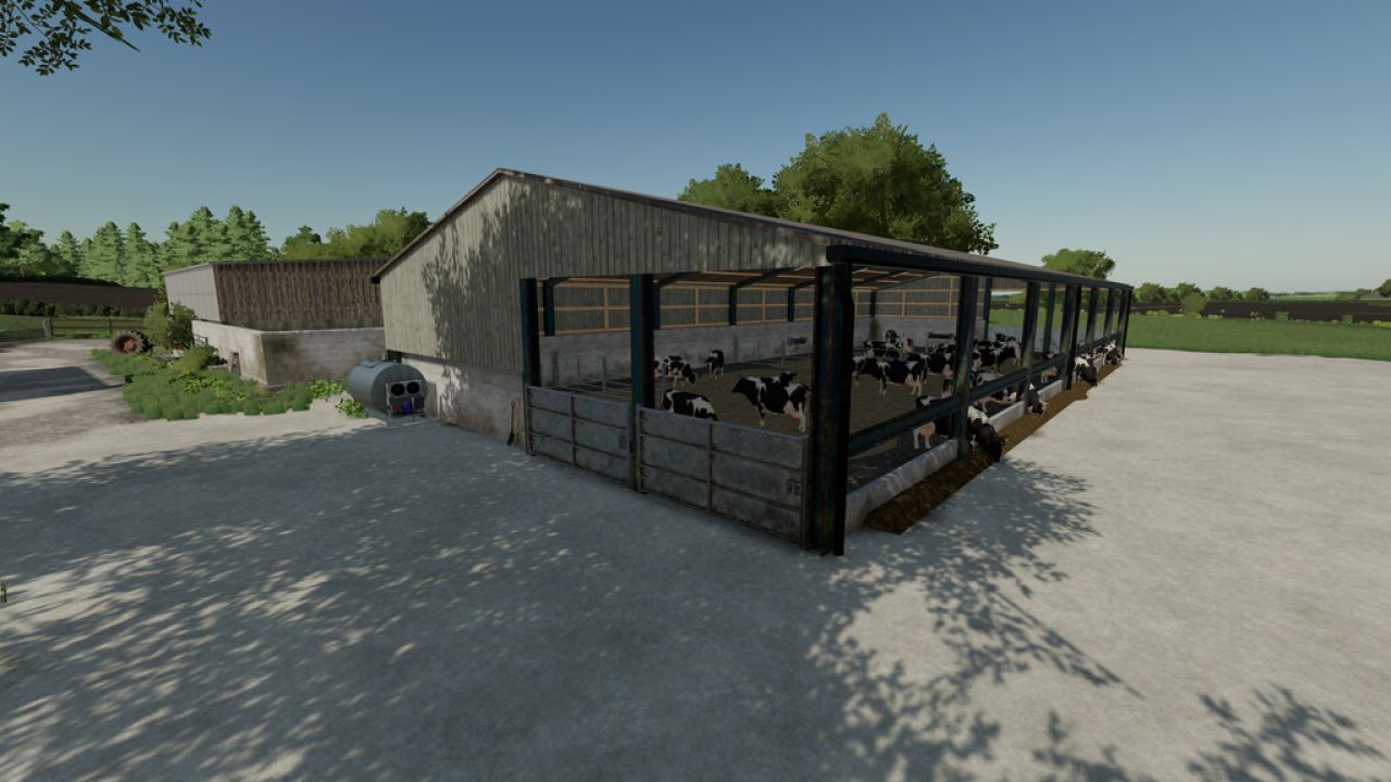 Large UK Cow Barn