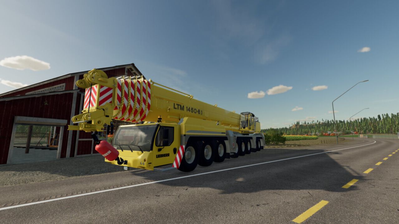 Liebherr LTM1450 Mobile Crane FS22 - KingMods