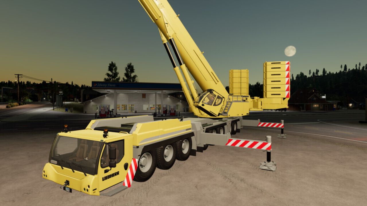 Liebherr LTM1450 Mobile Crane FS22 - KingMods