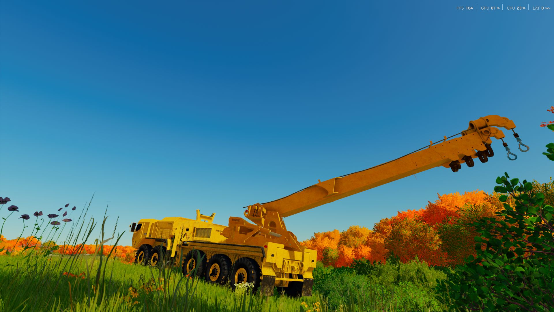 Liebherr Crane militar