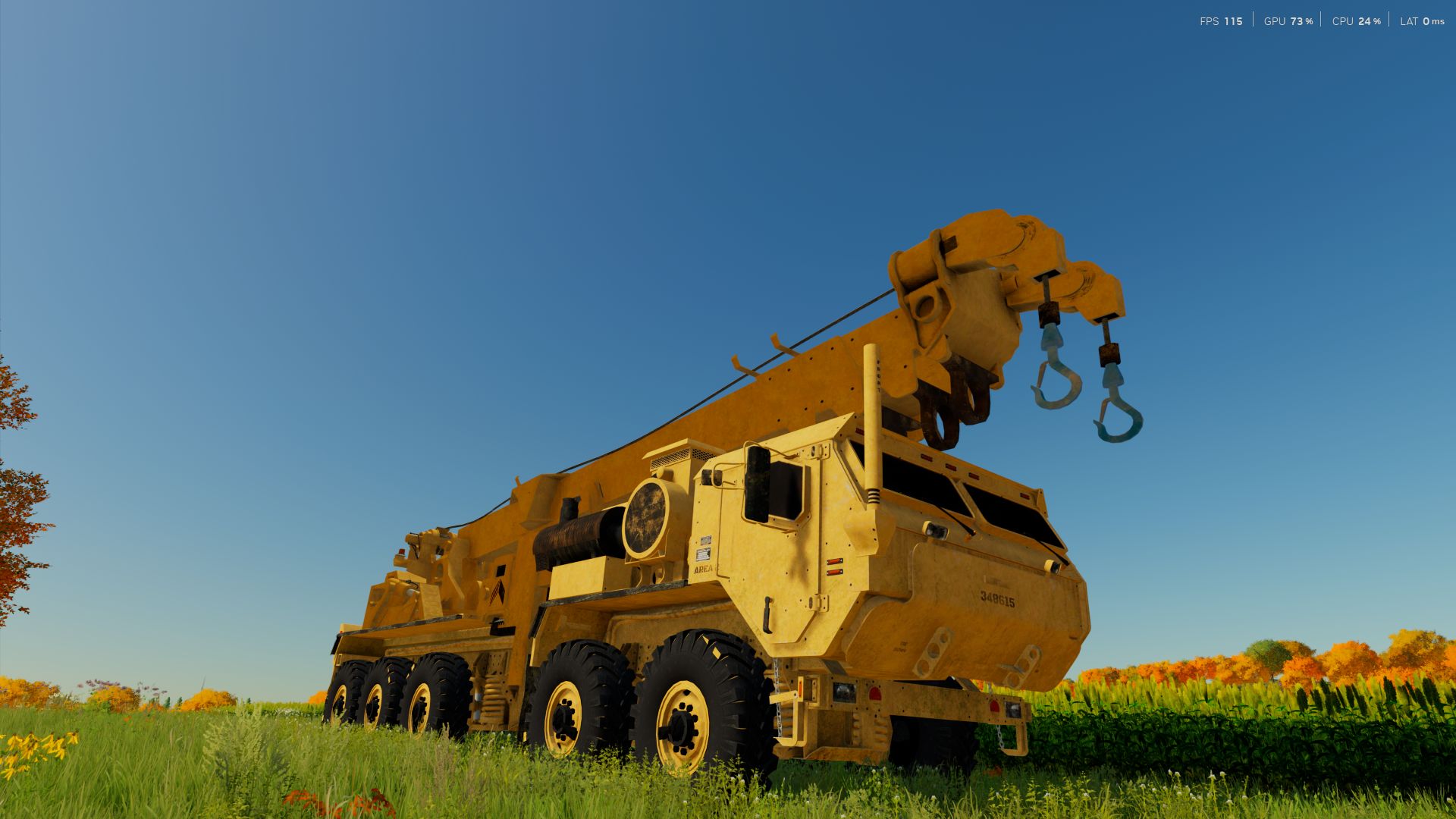 Liebherr Crane militare