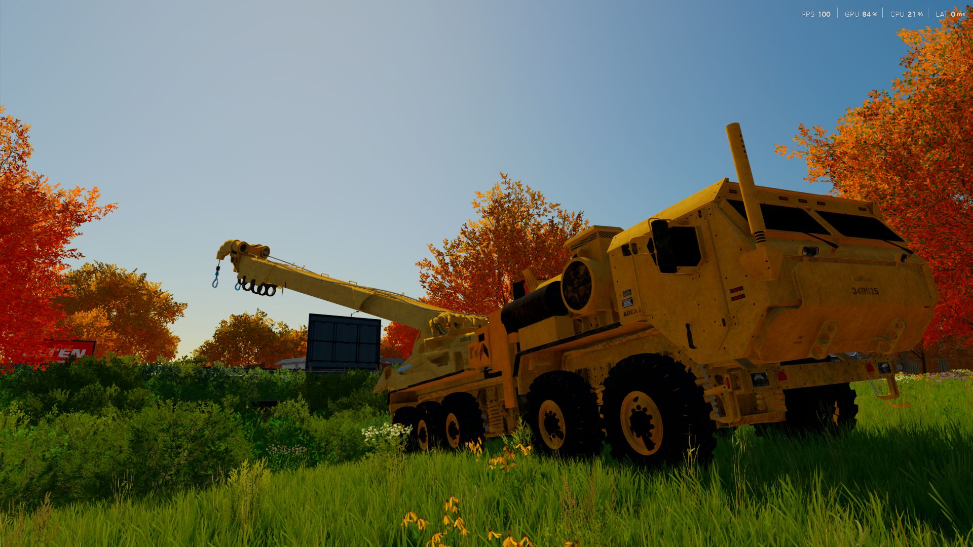 Liebherr Crane militar