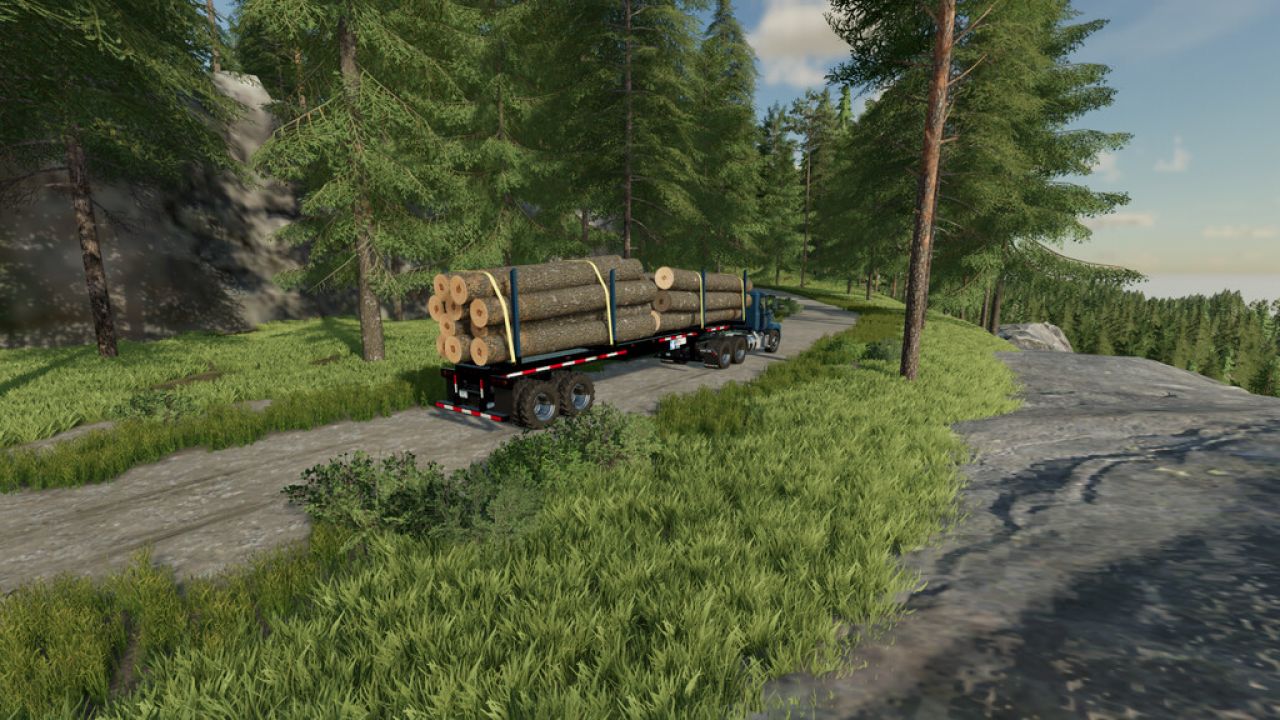 Lizard LT699 Sattelschlepper Log Trailer