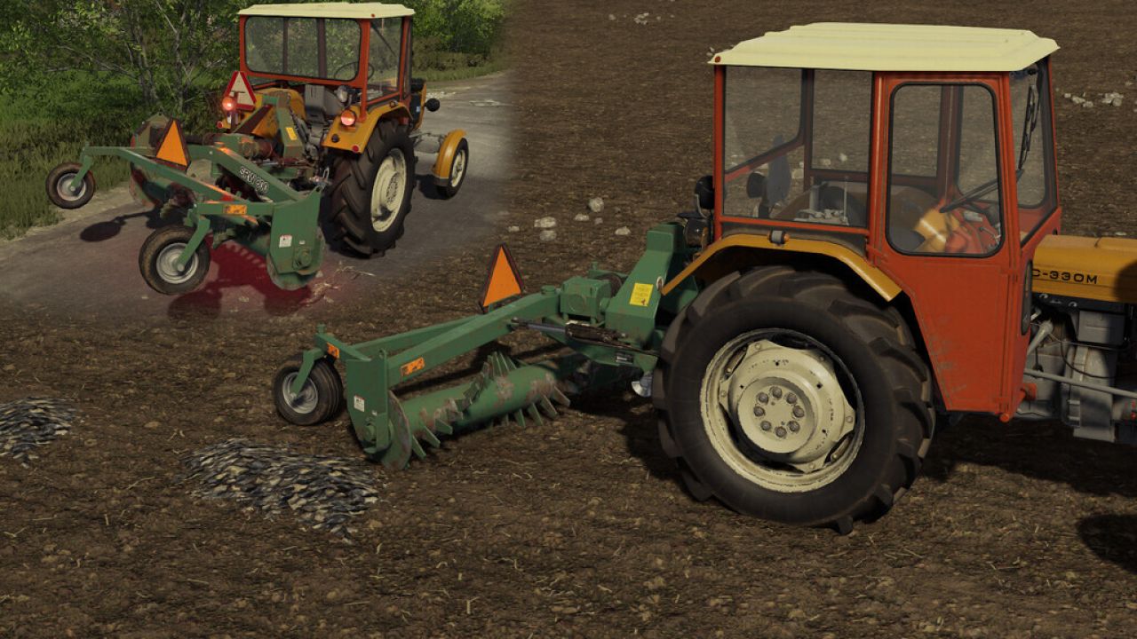 Lizard SRW 800 Stone Windrower