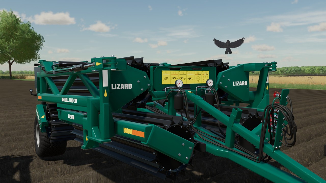 Lizard Uniroll 1230 Cut Rouleau Et Broyeur Fs22 Kingmods 4756