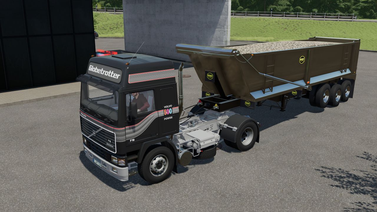 Long truck trailer