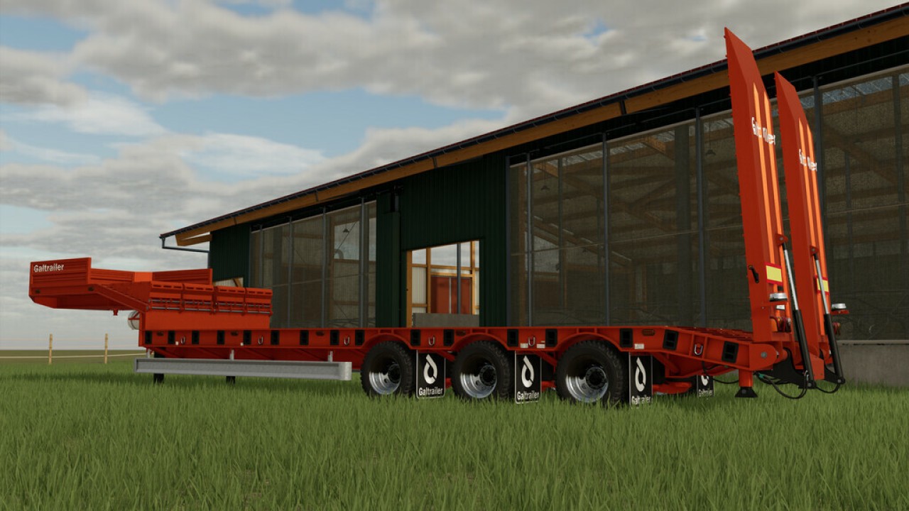 Galtrailer Tieflader Ls22 Kingmods 5350