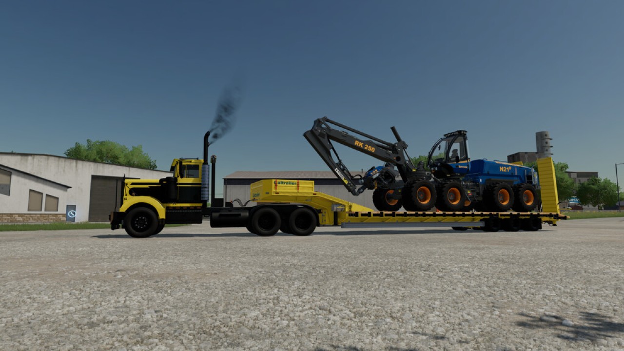 Low Loader Galtrailer