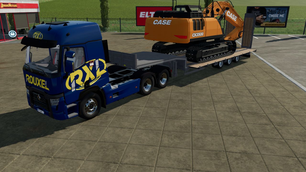 Low loader trailer