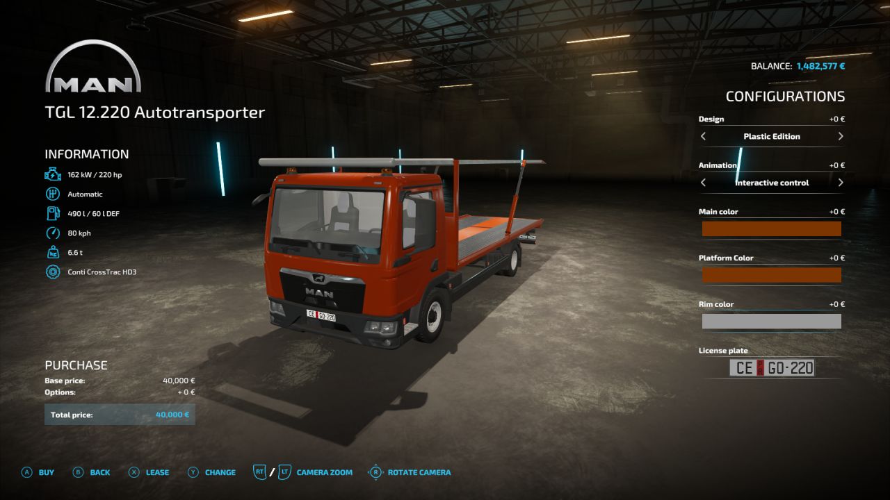 MAN TGL 12.220 Autotransporter