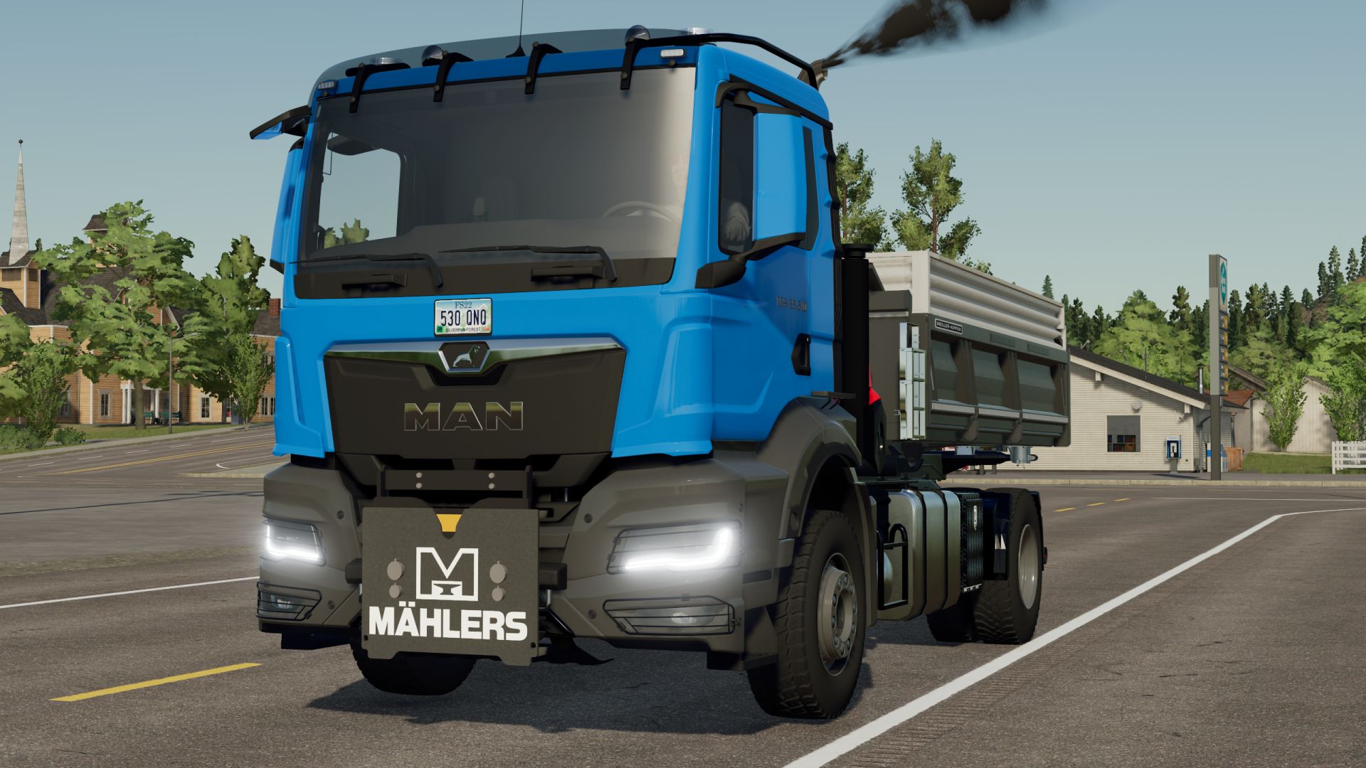 MAN TGS 2021 4x4 с краном