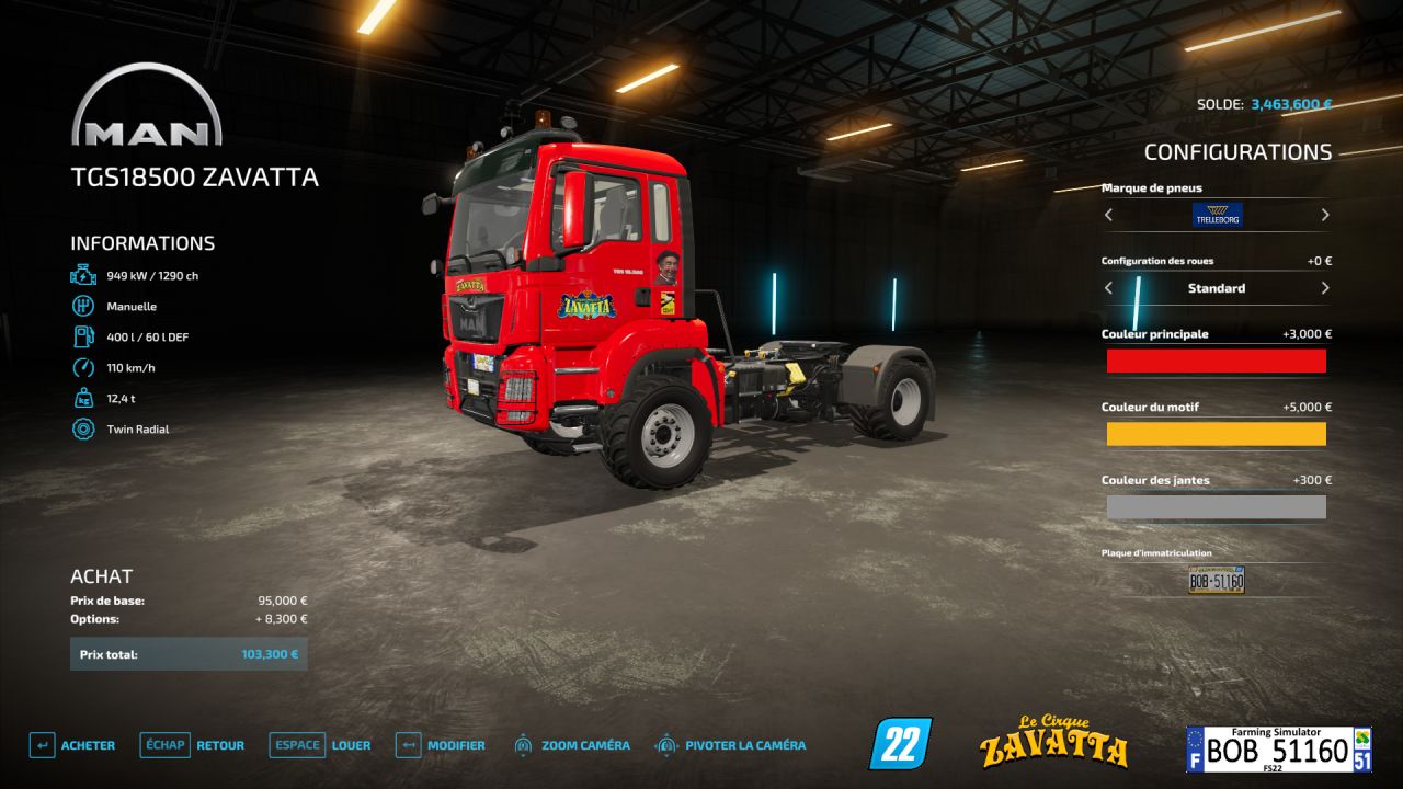 MAN truck (ZAVATTA circus)