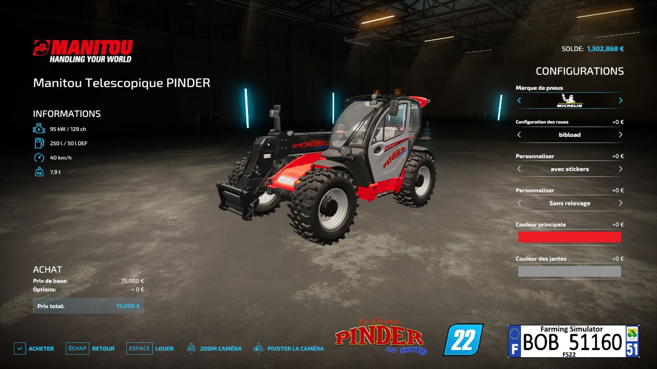 Manitou MLT 737 (Pinder)