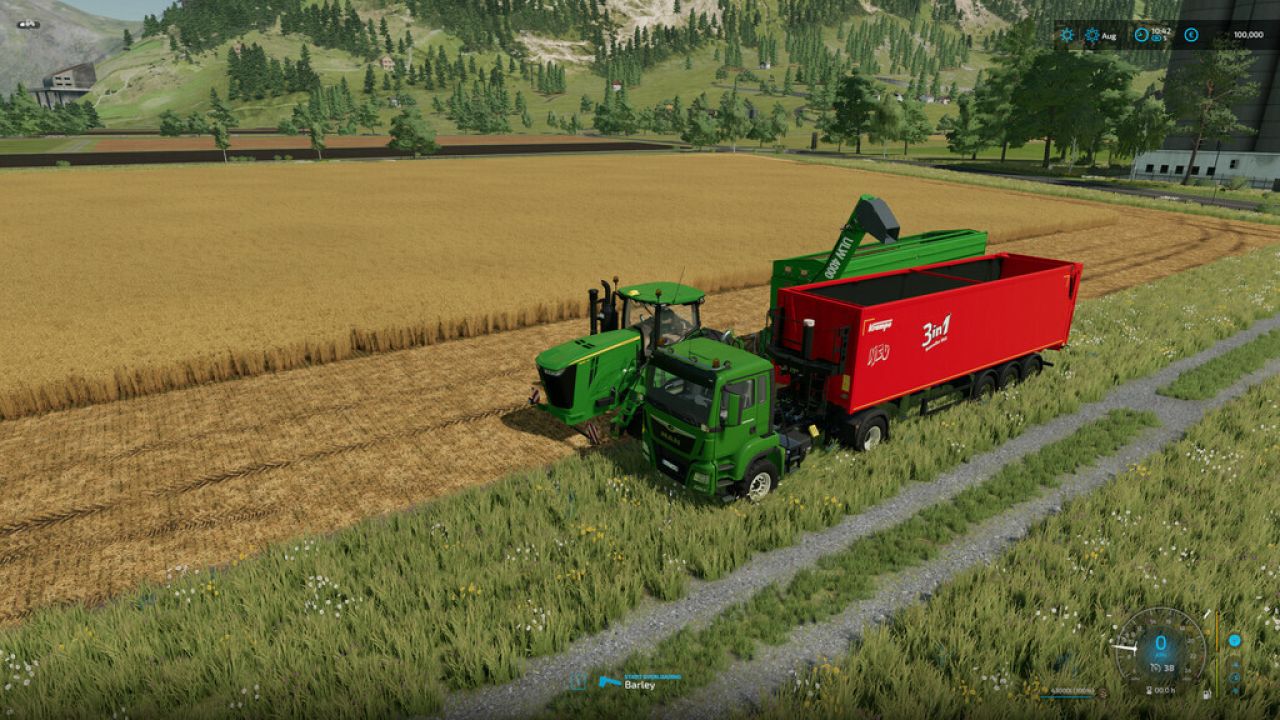 Manual Combine Discharge Fs22 Kingmods 6787