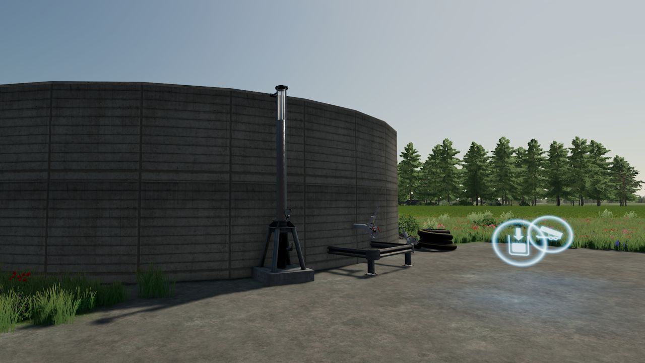 Manure Tank and Water Tap Point