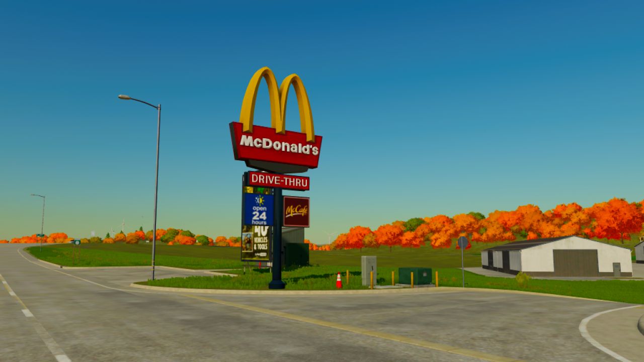 Znak „Drive-Thru” McDonald’s