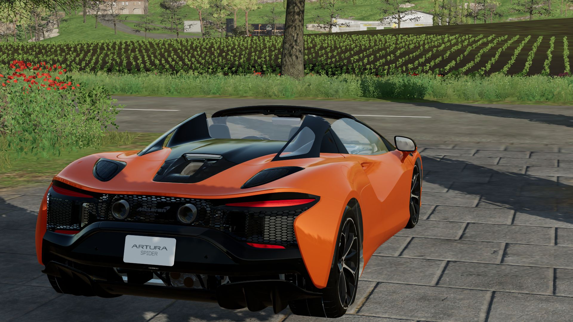 McLaren -auto (plaatsbaar)