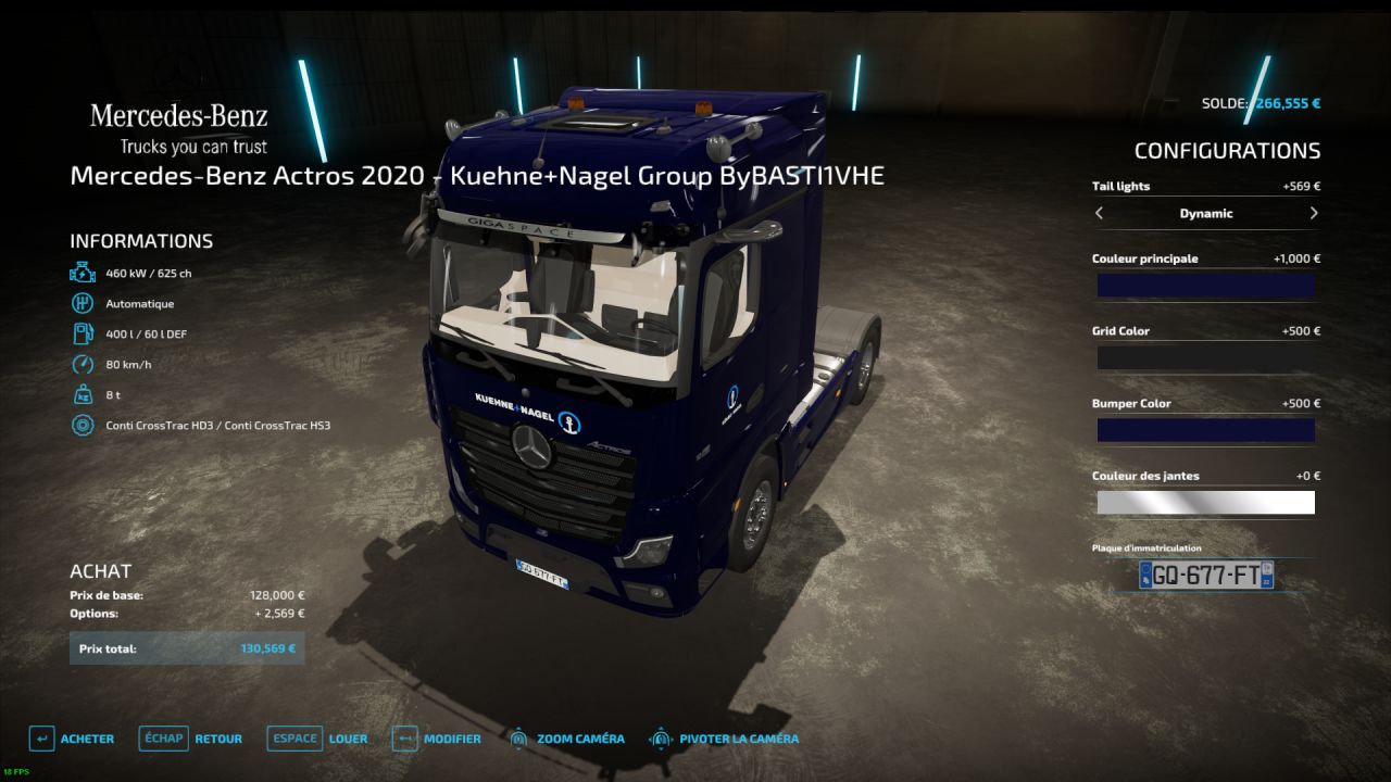 Mercedes Actros 2020 - Kuehne+Nagel Group.