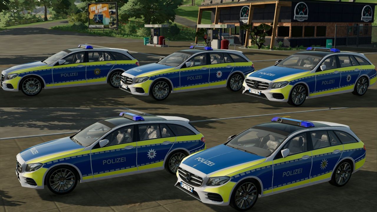 Pacchetto skin Polizia Mercedes-Benz Classe E 2016