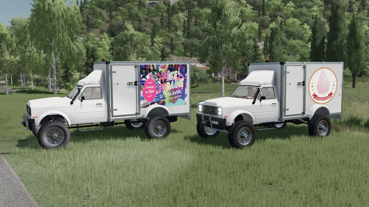 Mercedes Benz Utility Truck FS22 - KingMods