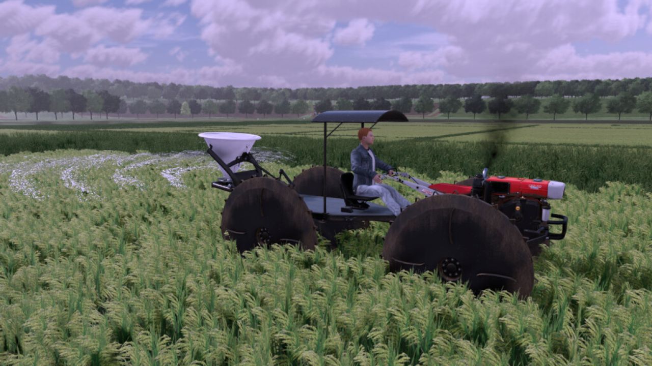 Ensemble pulvérisateur pour micro-tracteur