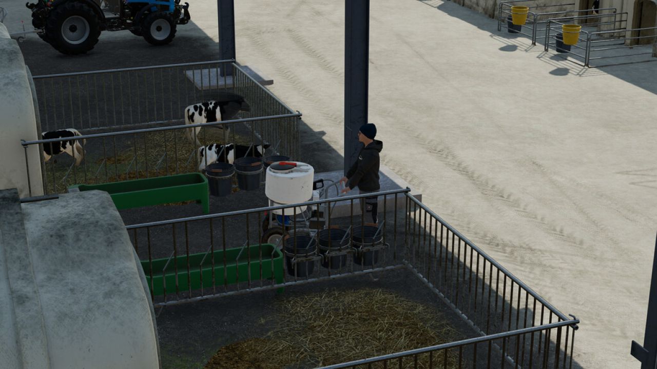 Wózek z mlekiem