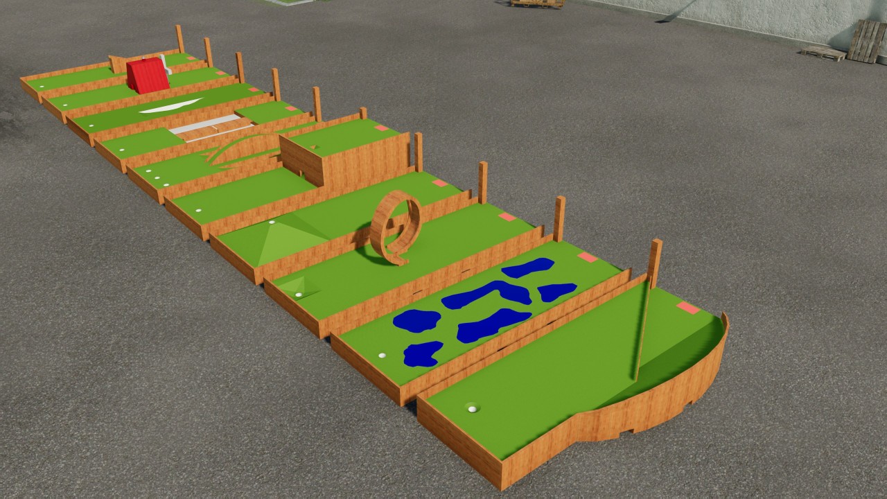 Mini golf set