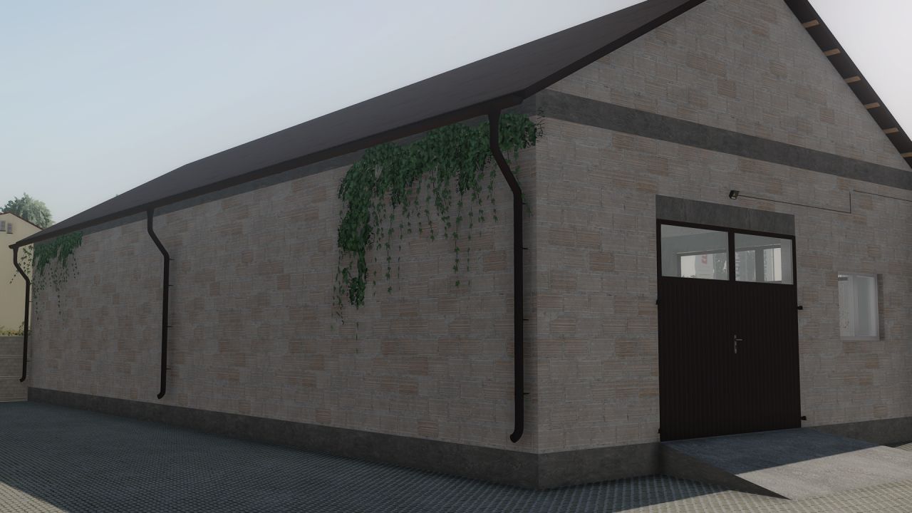 Modern Garage With Workshop