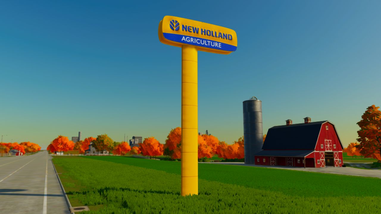 New Holland Dealer Signboard