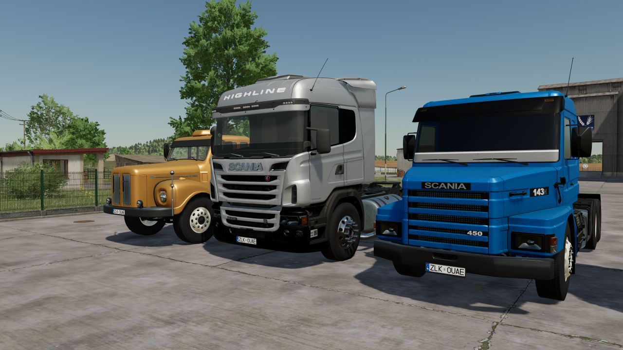 Scania-Paket der alten Generation