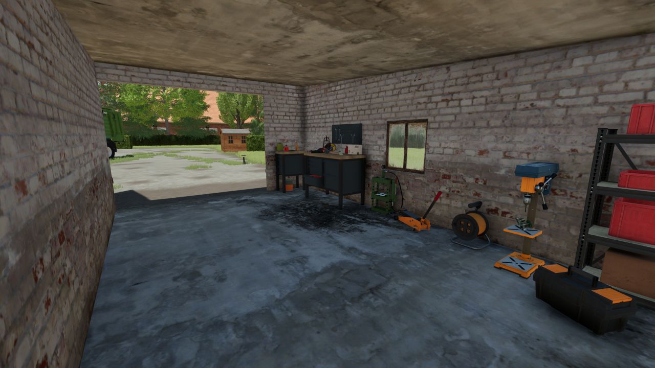 Alte kleine Garage