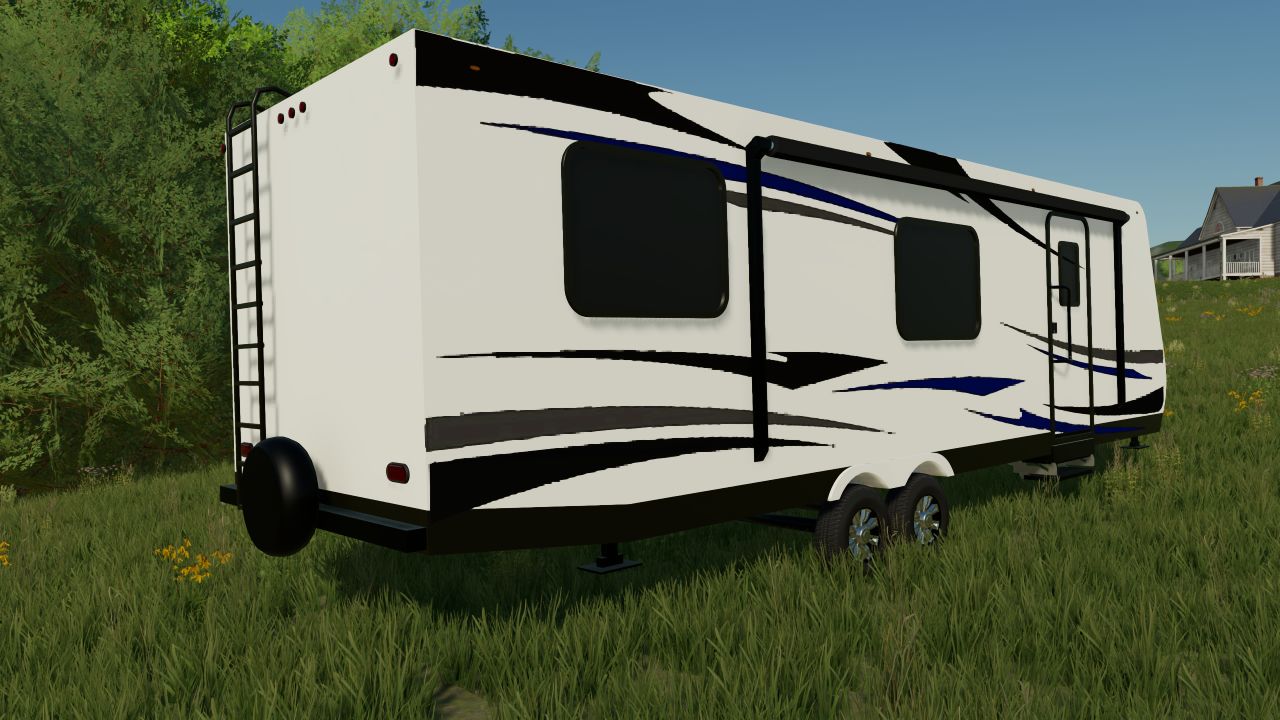 Camper nell'entroterra