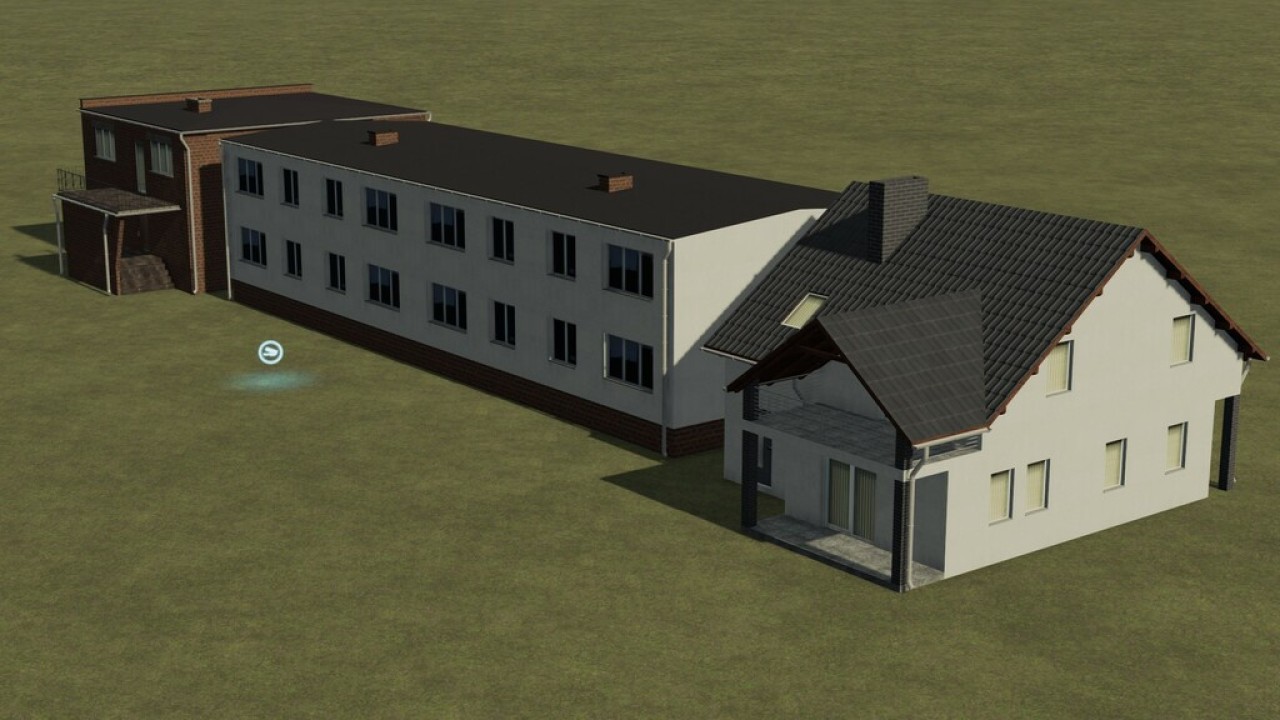 Pack Of Three Houses (Prefab)