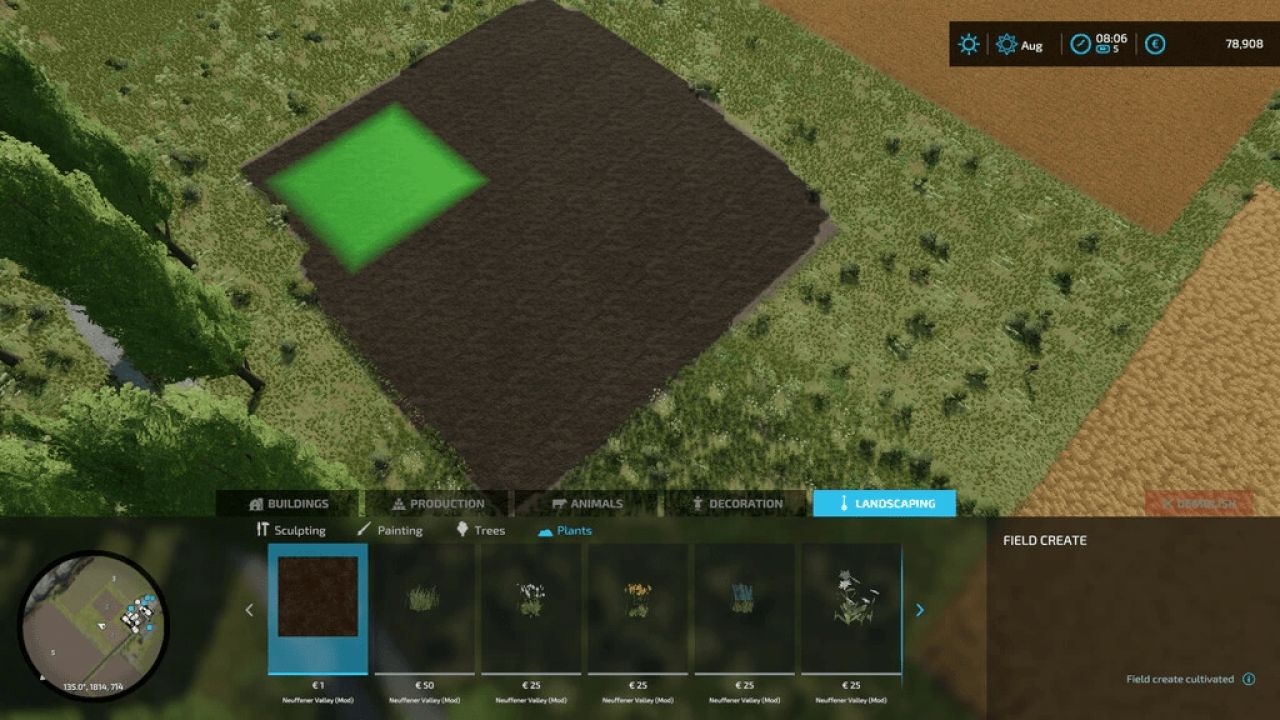 Paintable field (Prefab)