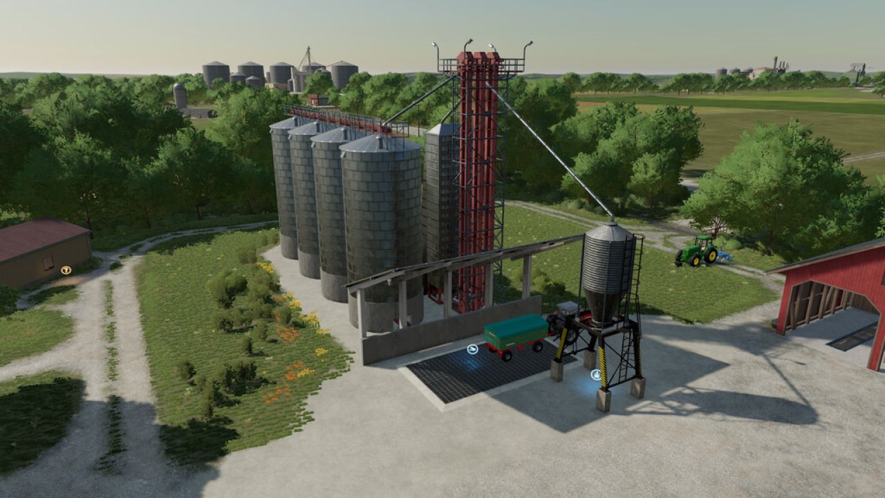 Placeable KS67 Grain Silo