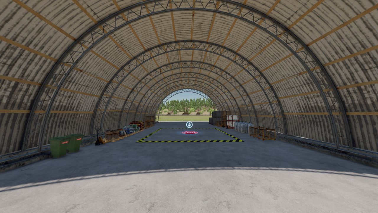 Hangar polyvalent plaçable