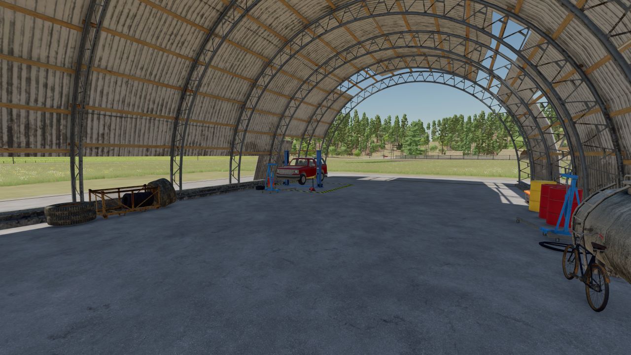 Hangar polyvalent plaçable