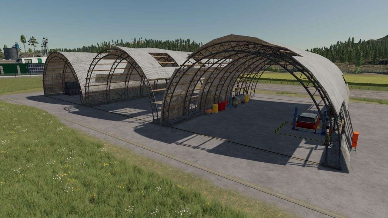 Hangar polyvalent plaçable