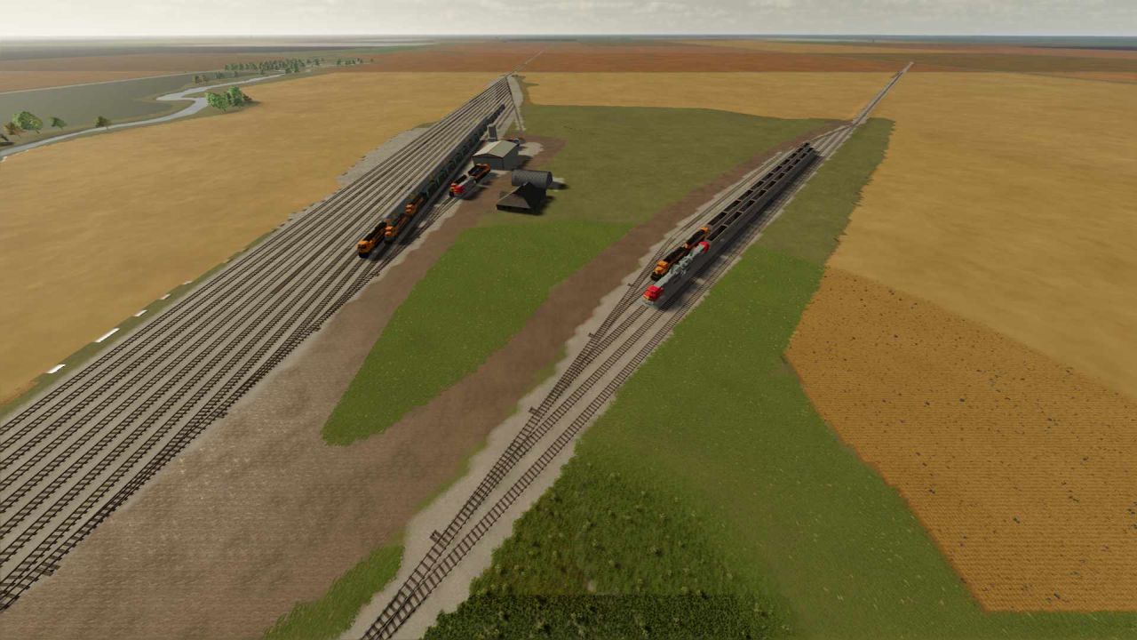 Placeable railway tracks