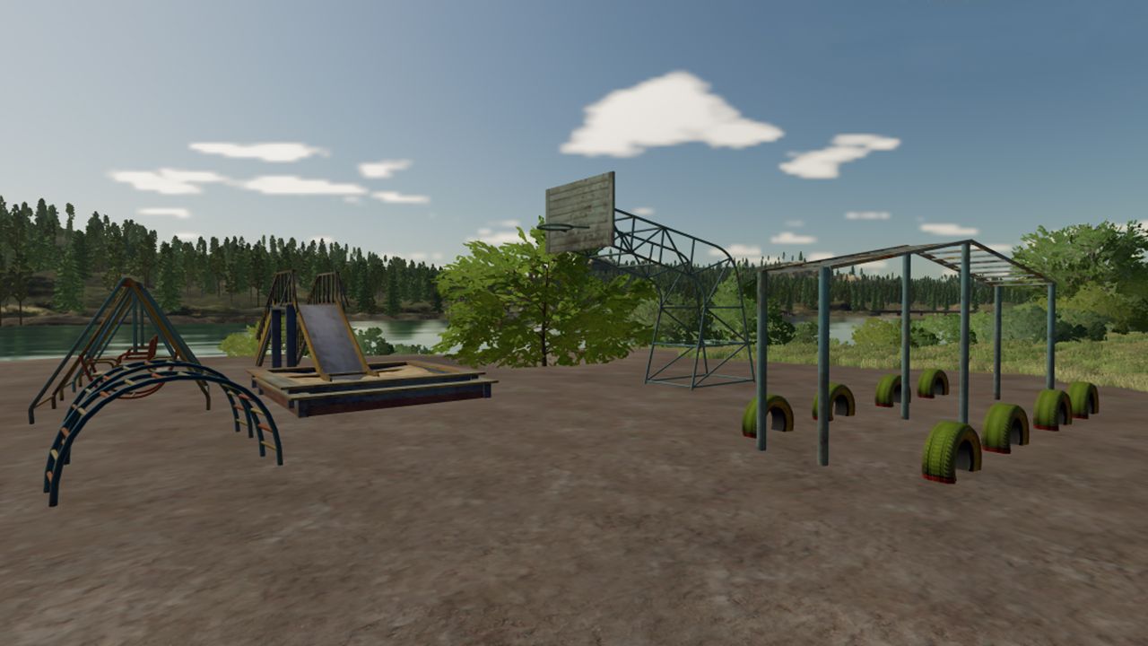 Decorações de playground FS22 - KingMods