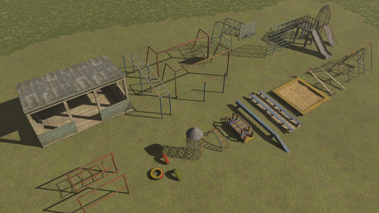 Playground Decorations FS22 - KingMods