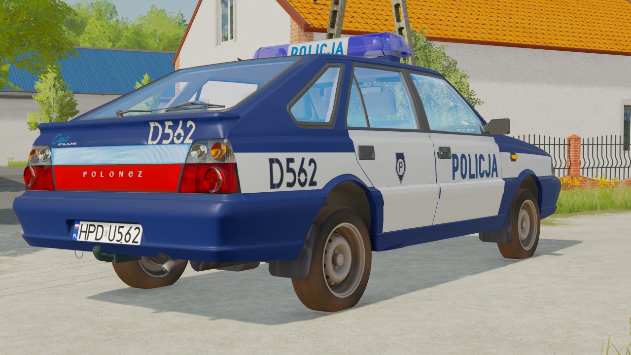 Carro de polícia polonês