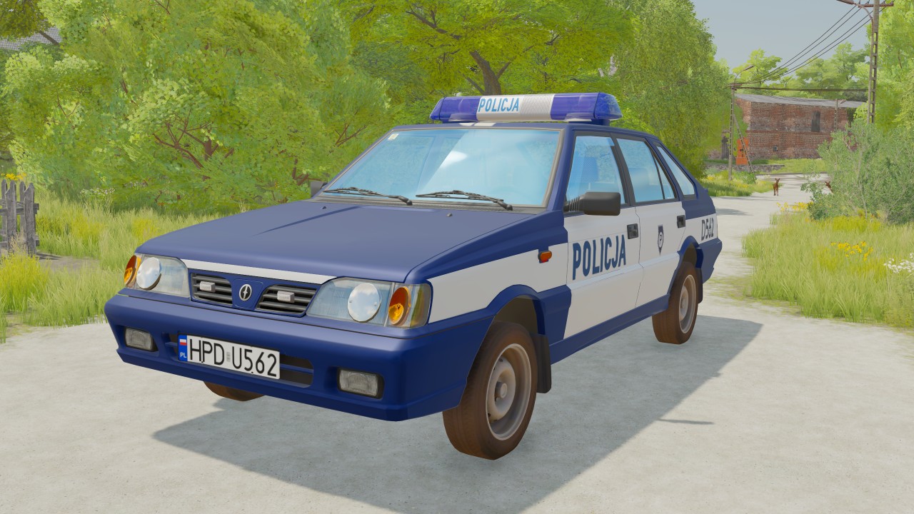 Macchina della polizia polacca