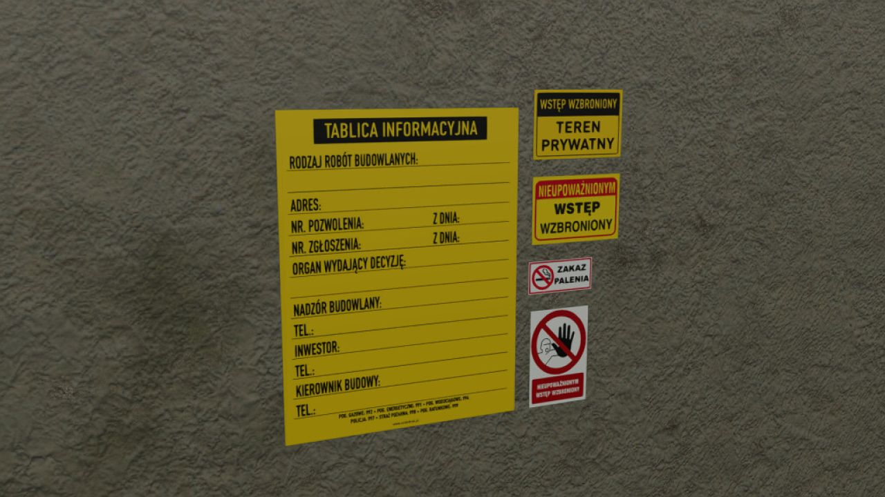 Polish Sign (Prefab)