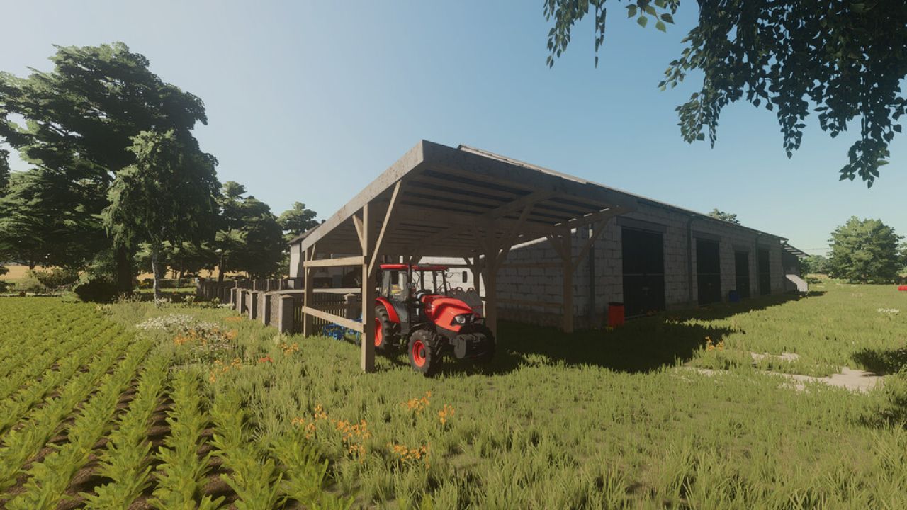 Hangar en bois polonais (Prefab)